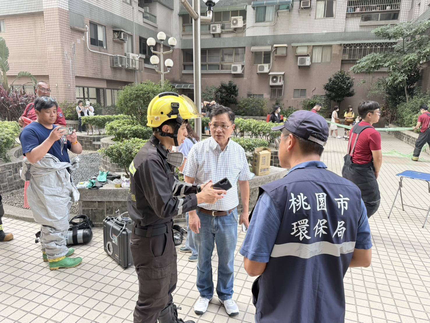 桃園社區防狼辣椒水洩漏引驚慌 環保局跨單位聯合查明原因 (1).jpg